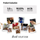 Uworld Simple Classic White Zircon Heart shaped Water Drop Ring Stainless Steel Gold Color Non Layered Double Layer Ring Women's